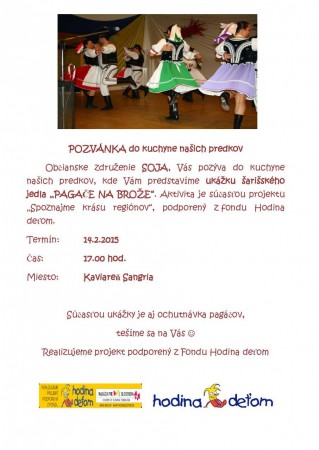 Pozvánka do kuchyne 14.2.2015